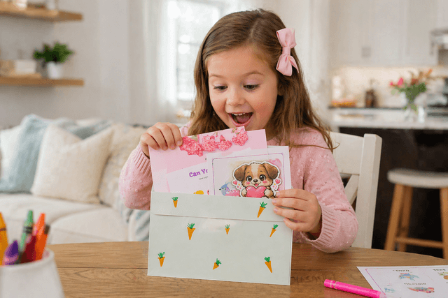 Peeking inside Happy Mail